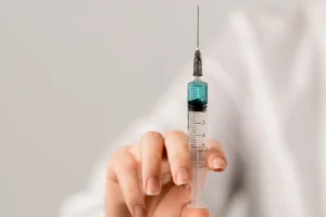 Injection from a doctor