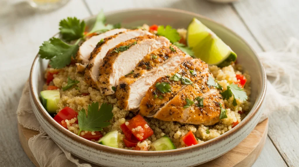 Clean eating with protein. 